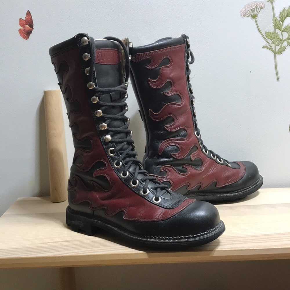 Fluvog flame boots
